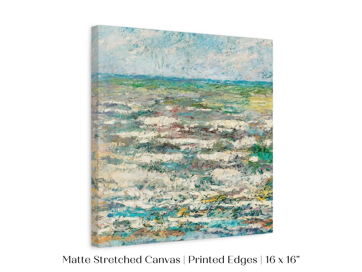 The Sea | P196 - Single Square Art Prints - Piccolo Fiore Prints