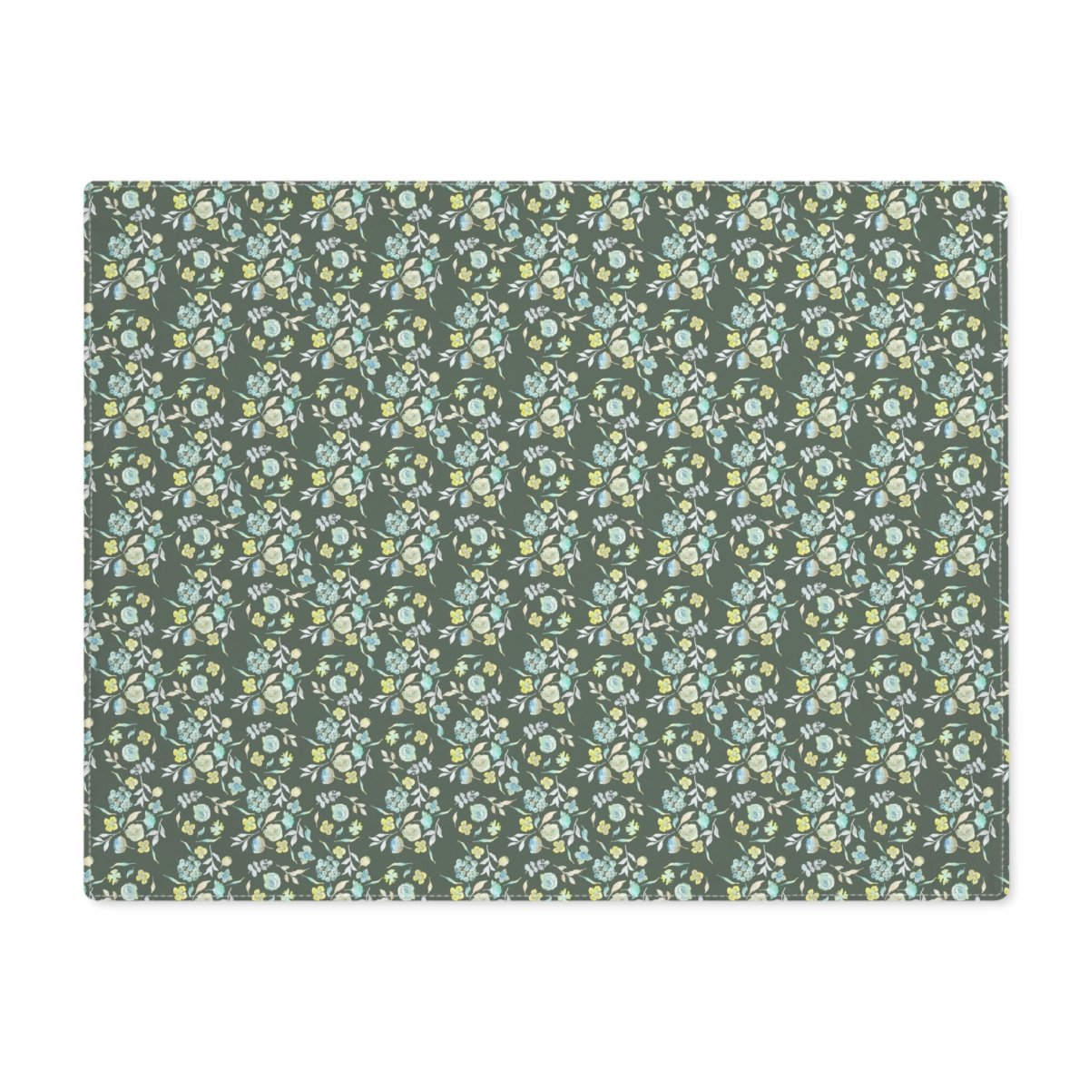 Tiny Bouquets in Khaki | Placemat - Cotton Twill Placemat - Piccolo Fiore Prints