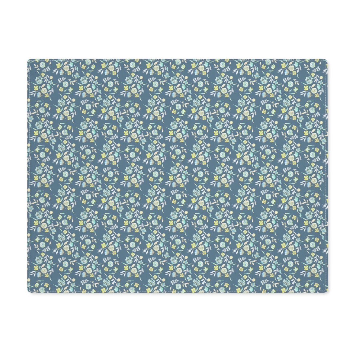 Tiny Bouquets in Teal | Placemat - Cotton Twill Placemat - Piccolo Fiore Prints
