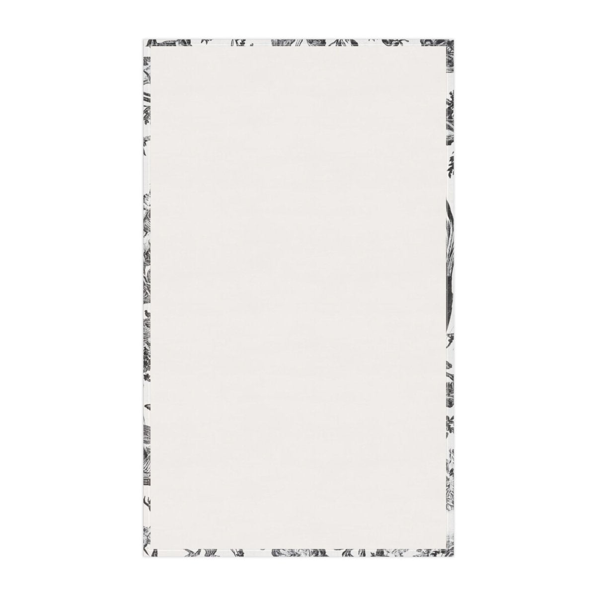 Toile de Jouy in Black and White | Tea Towel - Tea Towel - Piccolo Fiore Prints