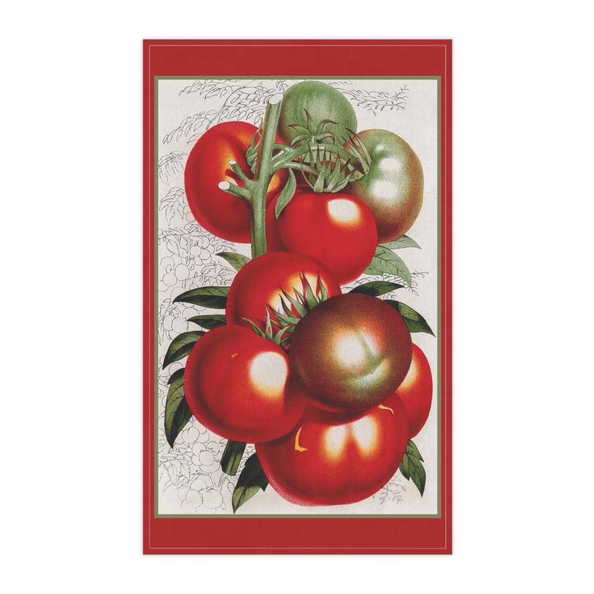 Tomatoes | Tea Towel - Tea Towel - Piccolo Fiore Prints