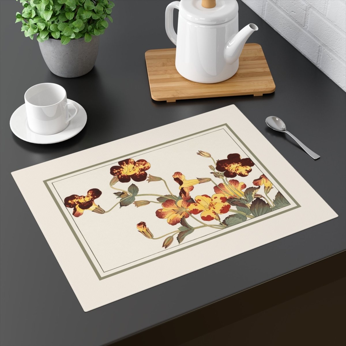 Tulip | Placemat - Cotton Twill Placemat - Piccolo Fiore Prints