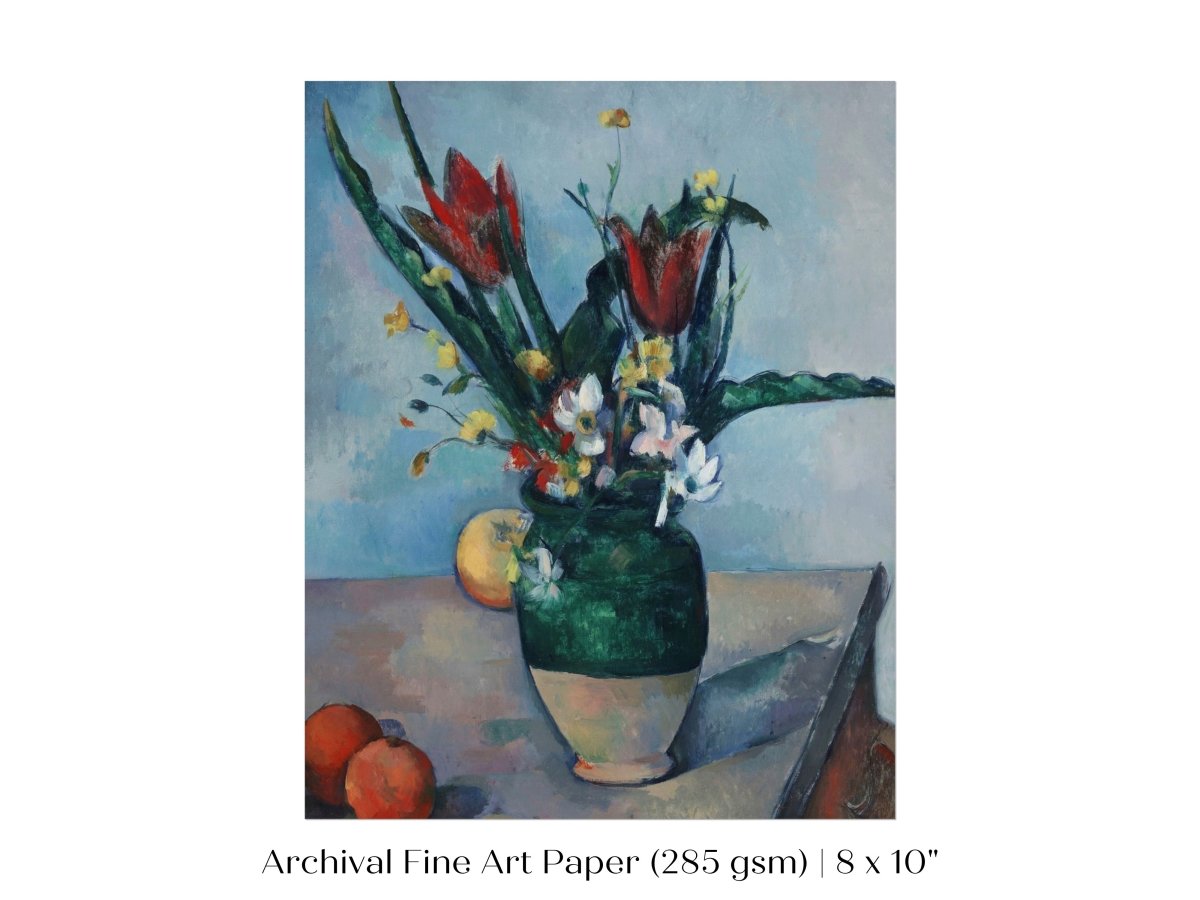 Vase of Red Tulips | P357 - Single Art Prints - Piccolo Fiore Prints