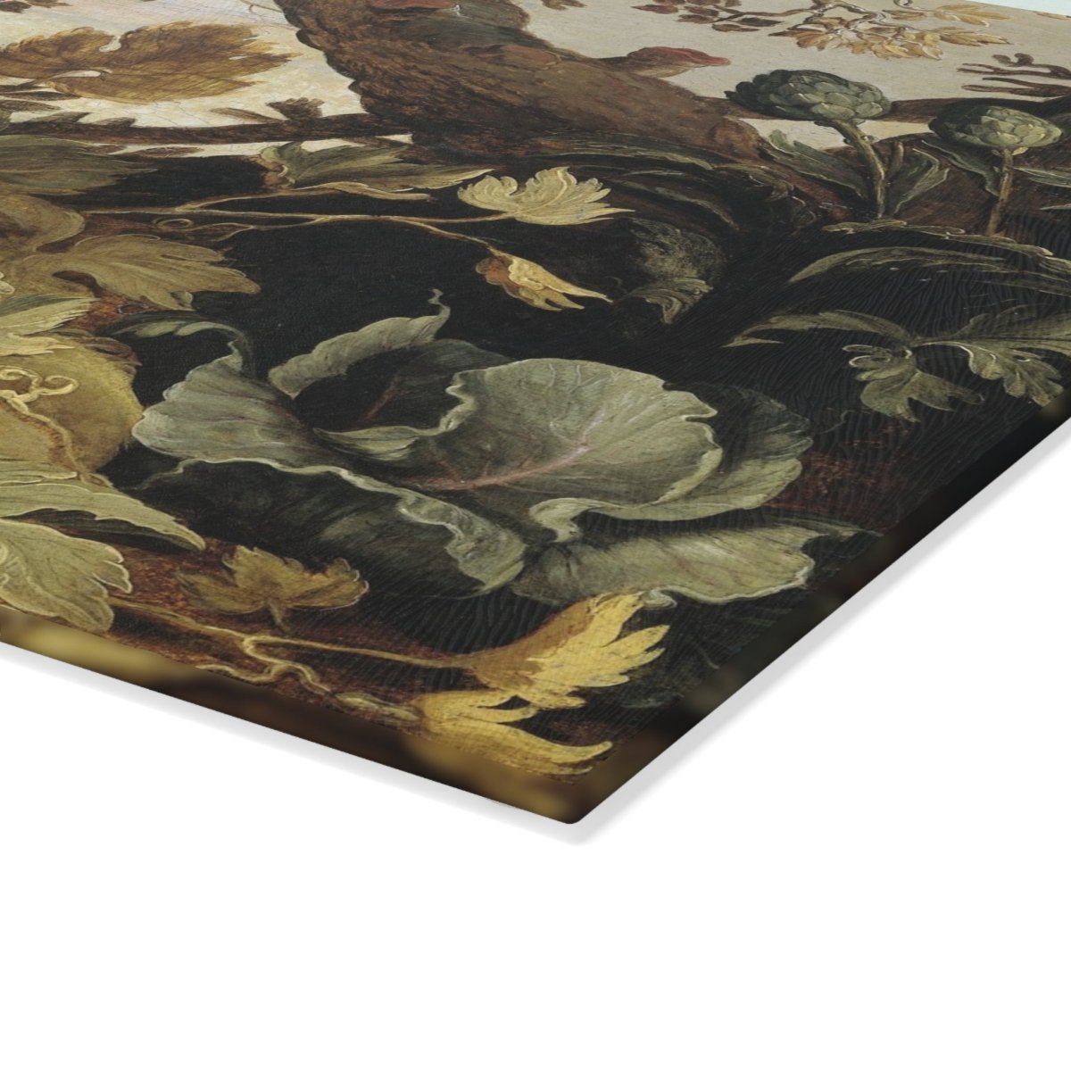 Vegetable Harvest | Glass Chopping Board - Glass Chopping Board - Piccolo Fiore Prints