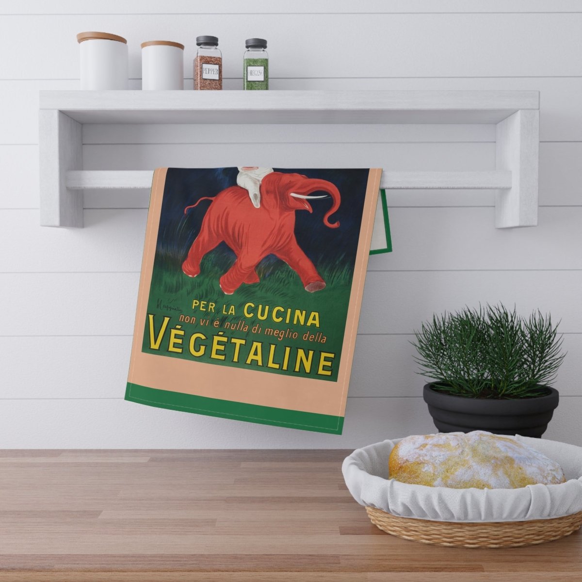 Vegetaline | Tea Towel - Tea Towel - Piccolo Fiore Prints