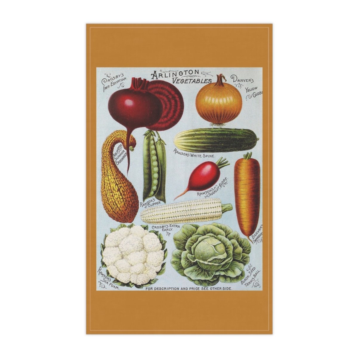 Veggies | Tea Towel - Tea Towel - Piccolo Fiore Prints