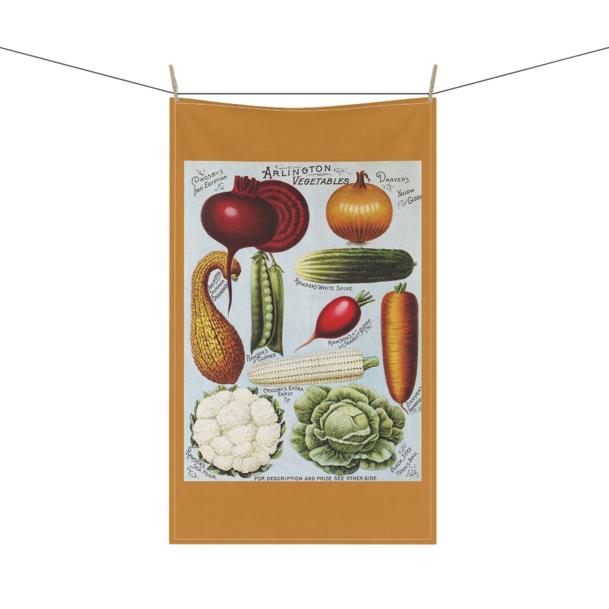 Veggies | Tea Towel - Tea Towel - Piccolo Fiore Prints
