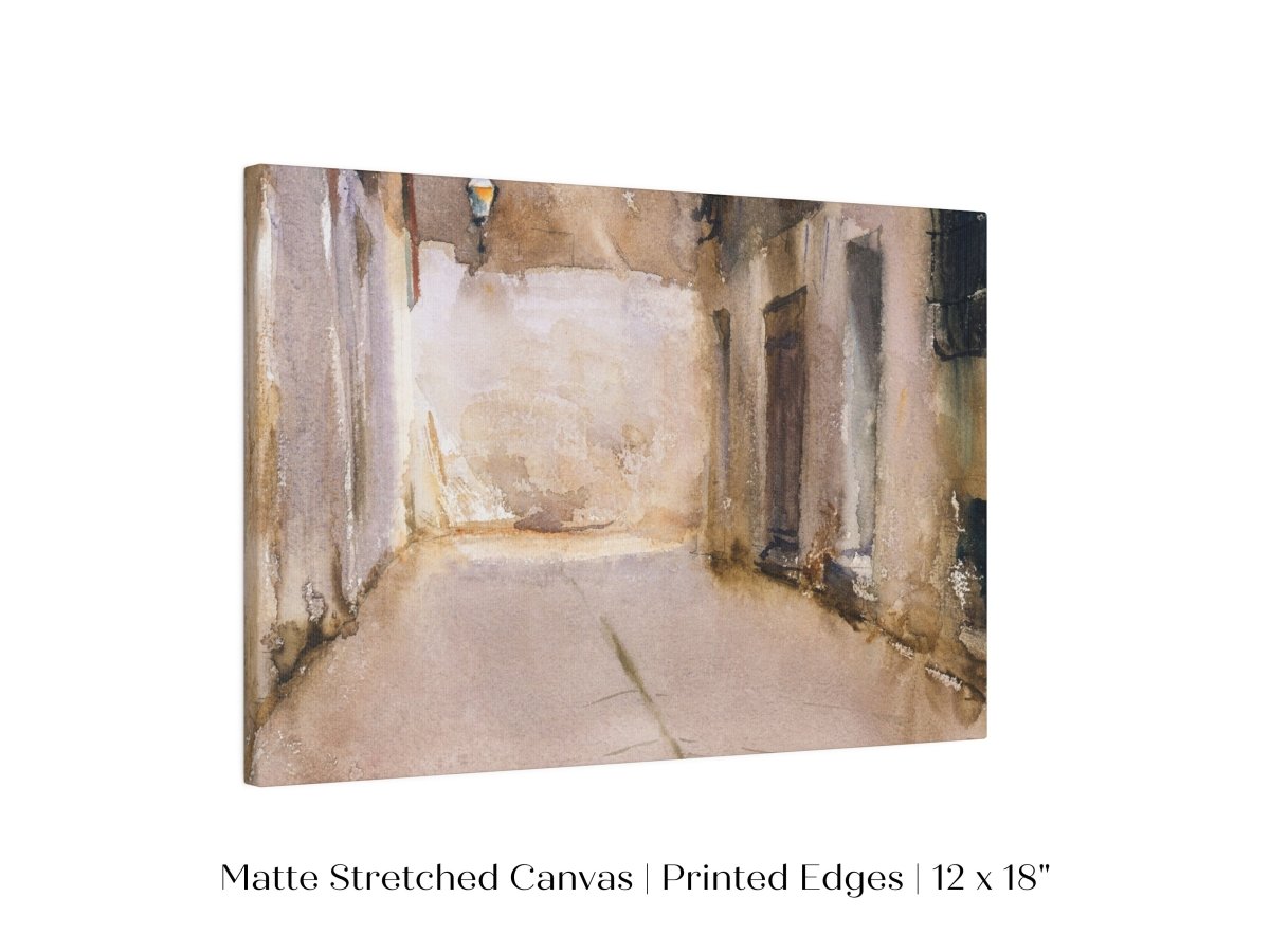 Venice Courtyard | P317 - Single Art Prints - Piccolo Fiore Prints