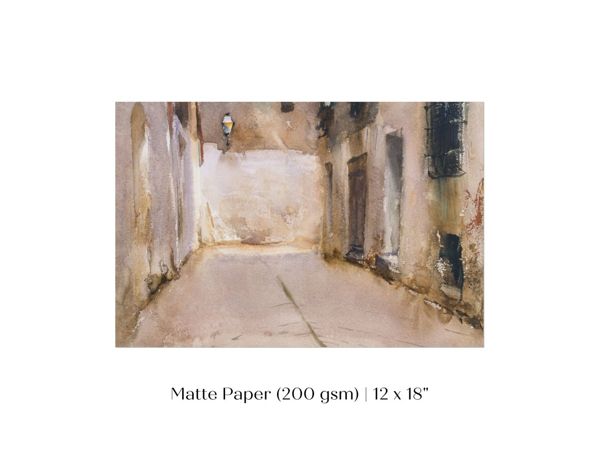 Venice Courtyard | P317 - Single Art Prints - Piccolo Fiore Prints