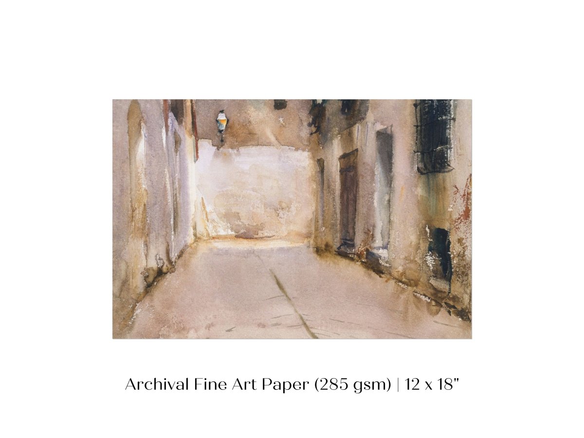 Venice Courtyard | P317 - Single Art Prints - Piccolo Fiore Prints