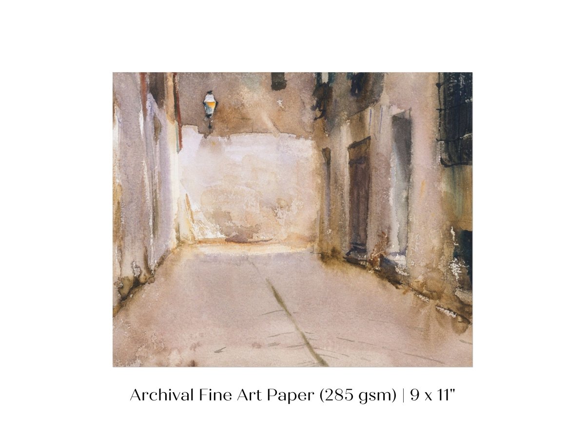 Venice Courtyard | P317 - Single Art Prints - Piccolo Fiore Prints