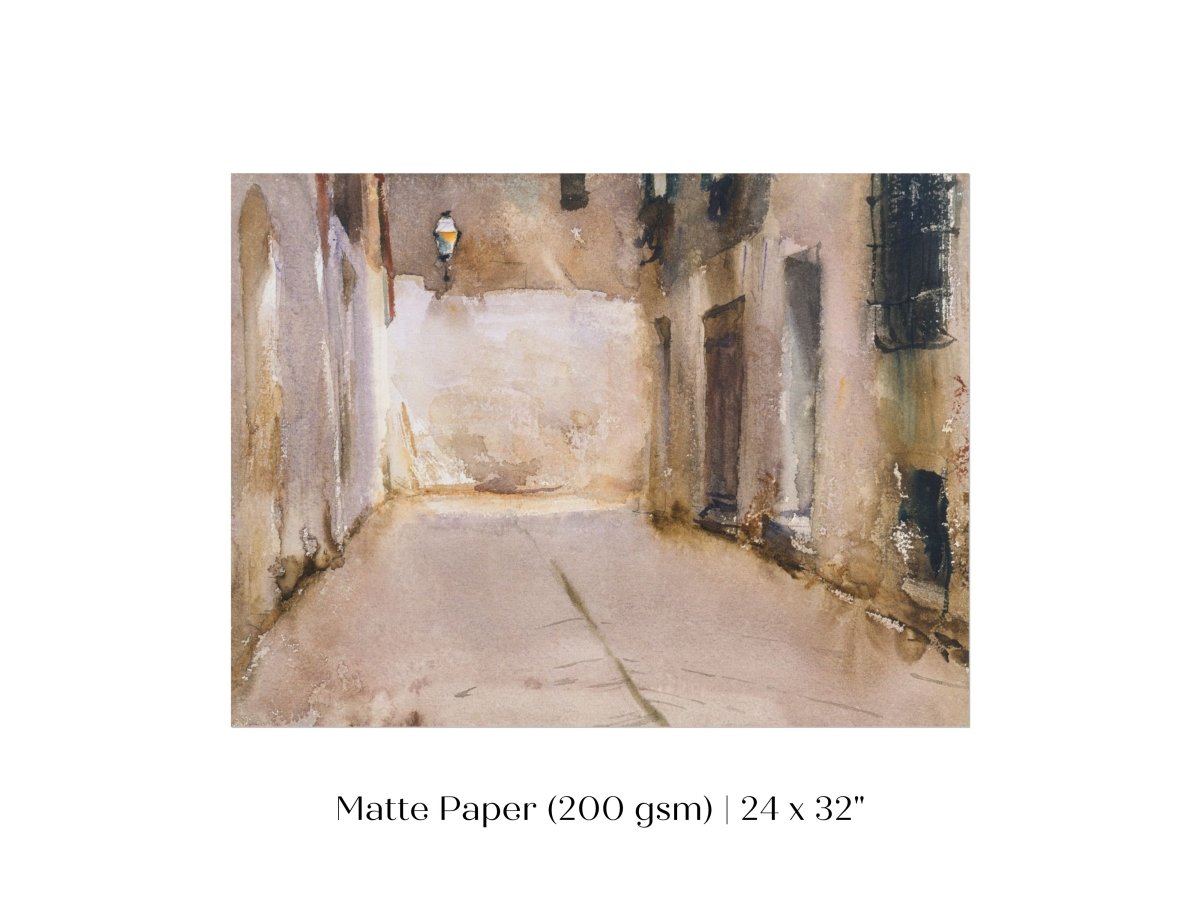 Venice Courtyard | P317 - Single Art Prints - Piccolo Fiore Prints