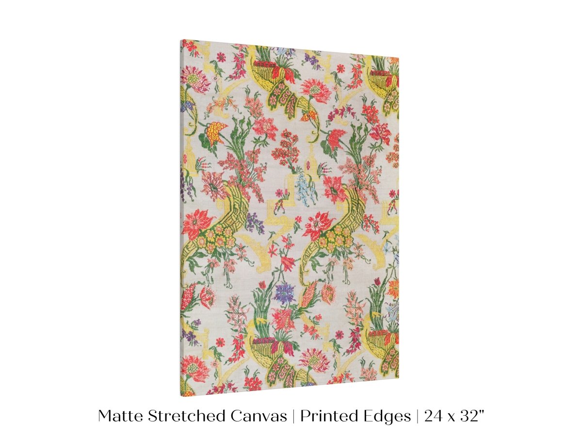 Vintage Floral Wallpaper Pattern | P145 - Single Art Prints - Piccolo Fiore Prints