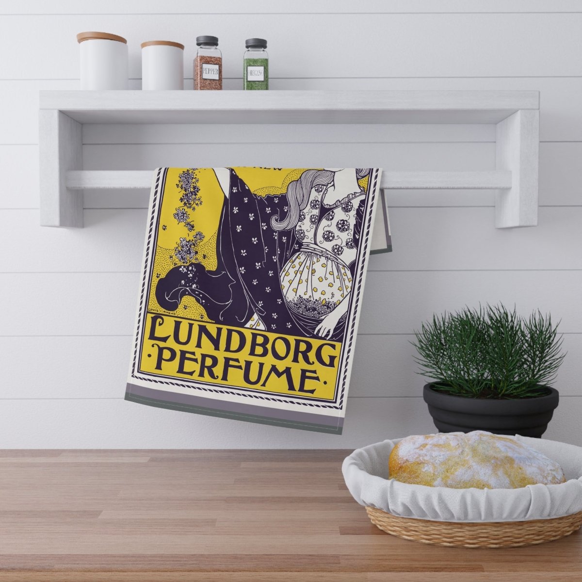 Vio - Violet Perfume | Tea Towel - Tea Towel - Piccolo Fiore Prints