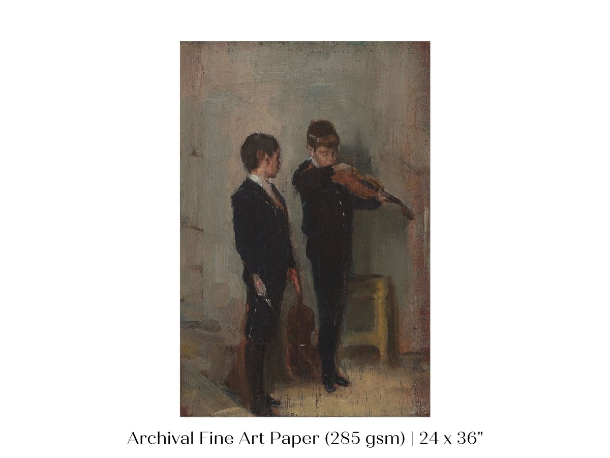 Violin Lesson | P420 - Single Art Prints - Piccolo Fiore Prints