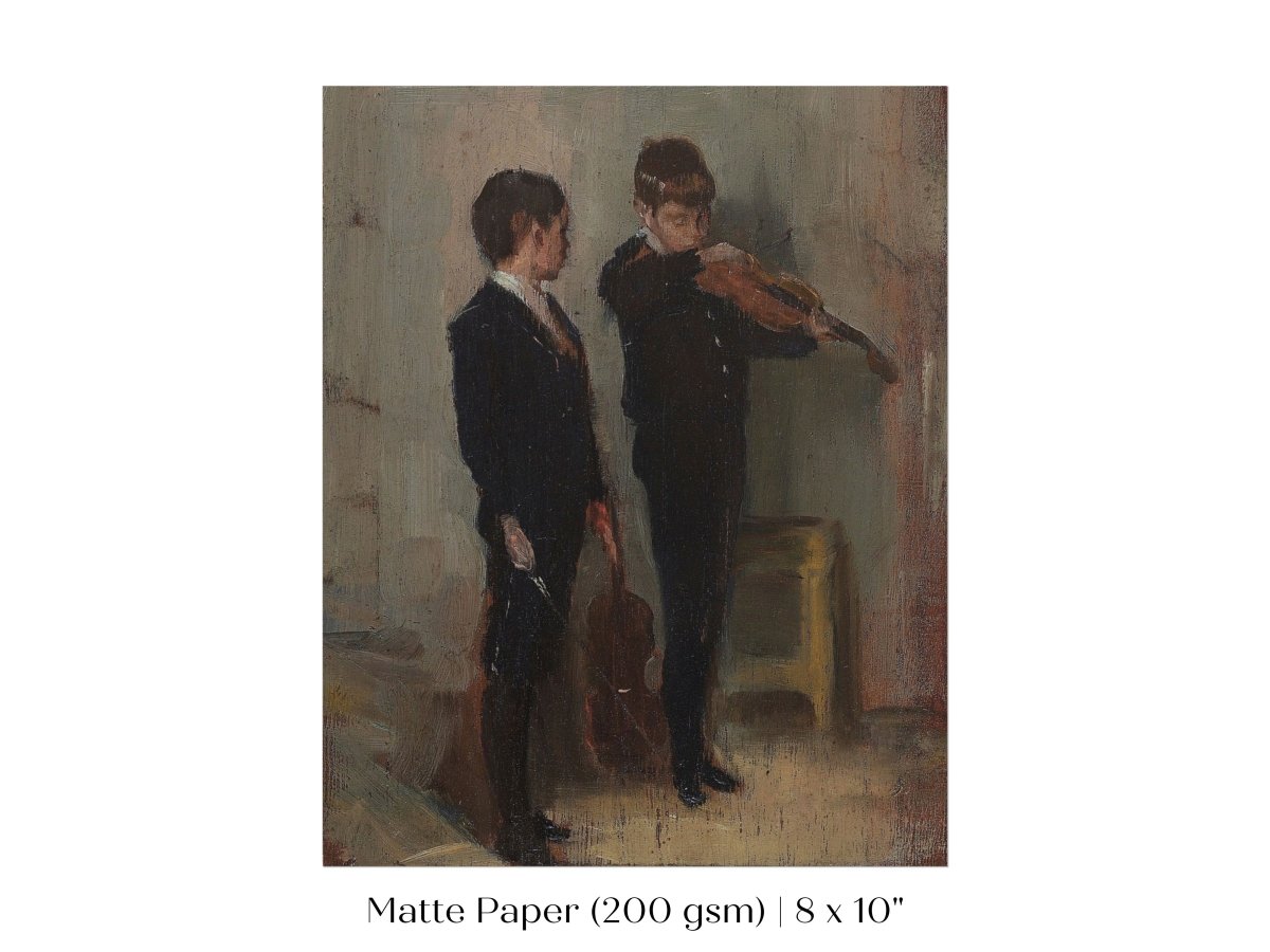 Violin Lesson | P420 - Single Art Prints - Piccolo Fiore Prints