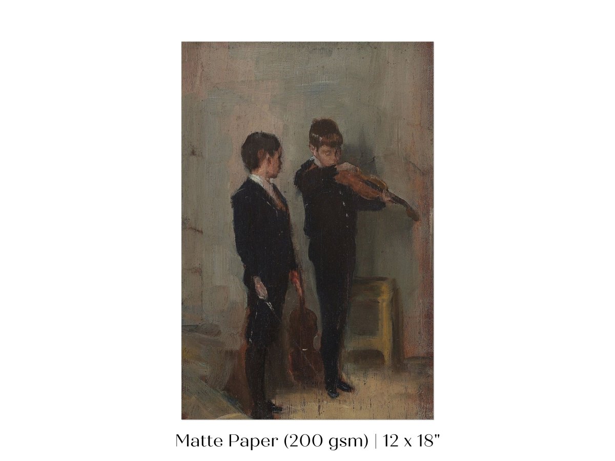 Violin Lesson | P420 - Single Art Prints - Piccolo Fiore Prints