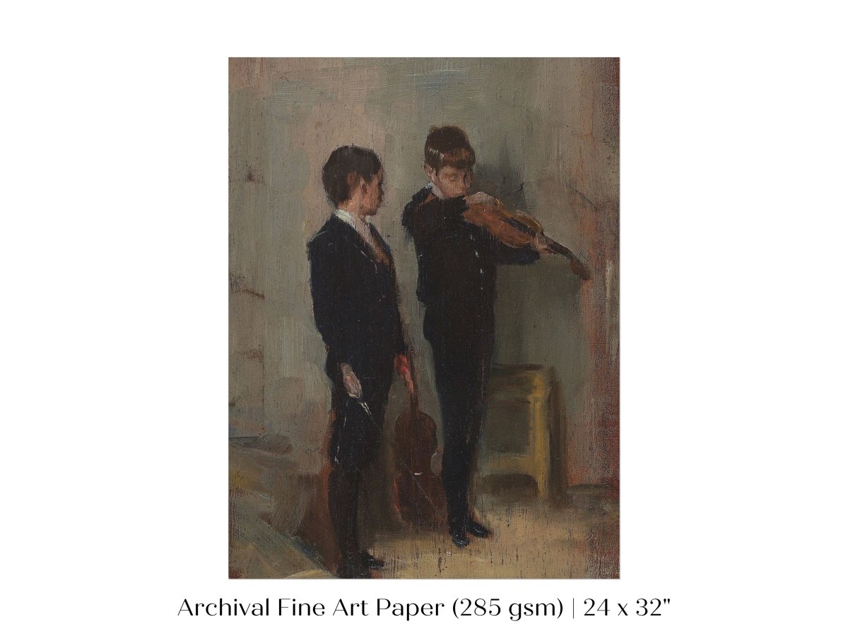 Violin Lesson | P420 - Single Art Prints - Piccolo Fiore Prints