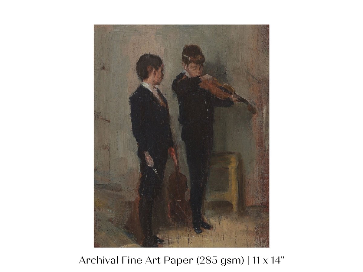 Violin Lesson | P420 - Single Art Prints - Piccolo Fiore Prints