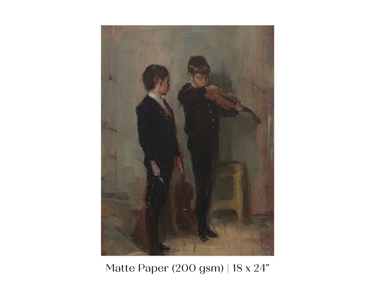 Violin Lesson | P420 - Single Art Prints - Piccolo Fiore Prints