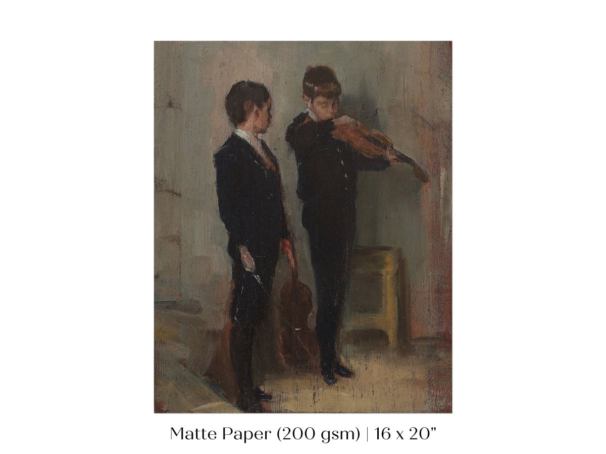 Violin Lesson | P420 - Single Art Prints - Piccolo Fiore Prints
