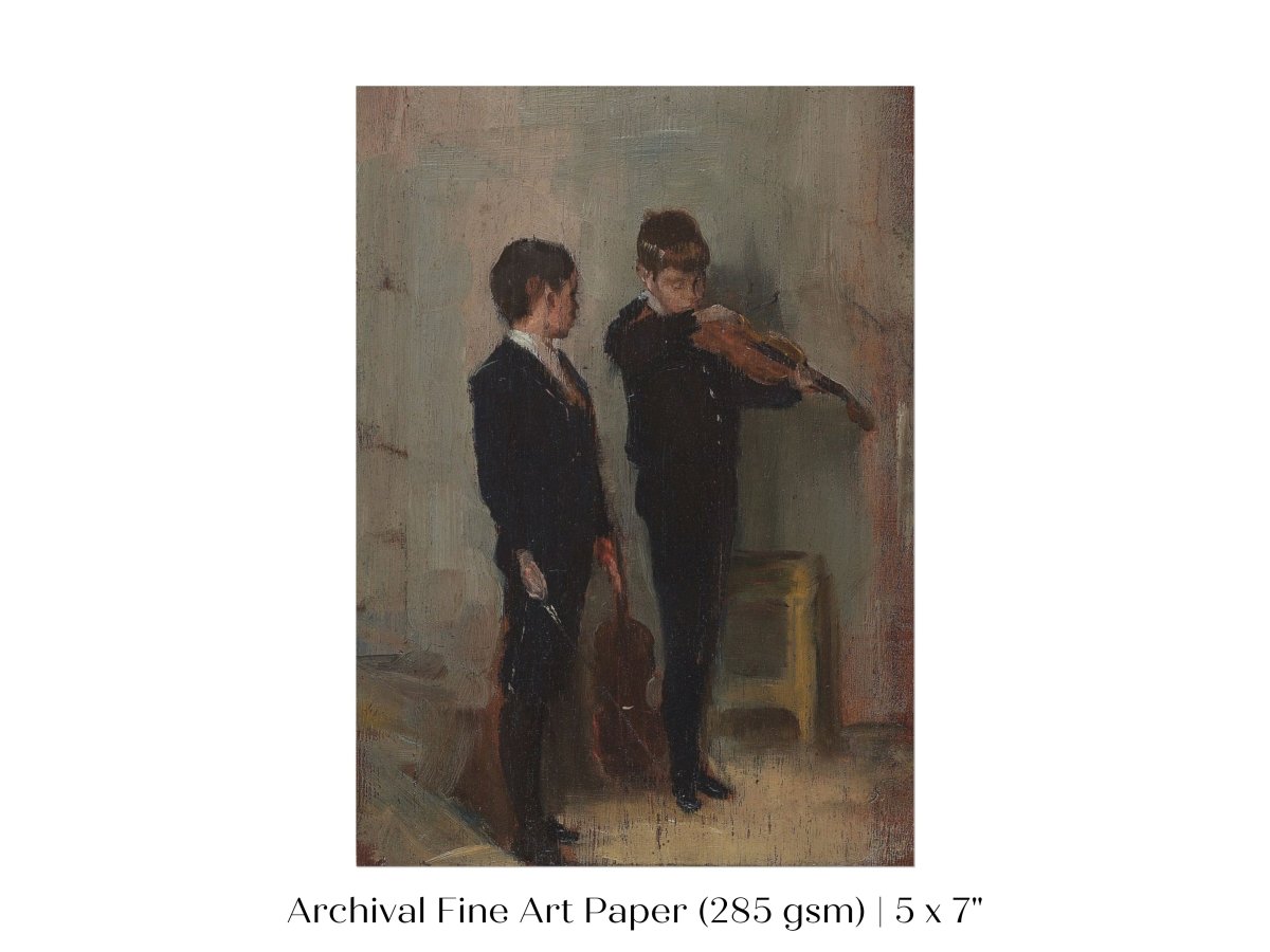 Violin Lesson | P420 - Single Art Prints - Piccolo Fiore Prints