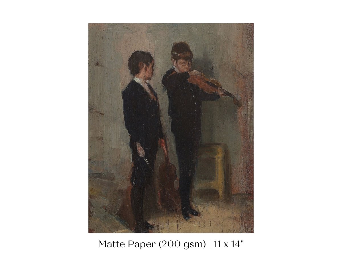 Violin Lesson | P420 - Single Art Prints - Piccolo Fiore Prints