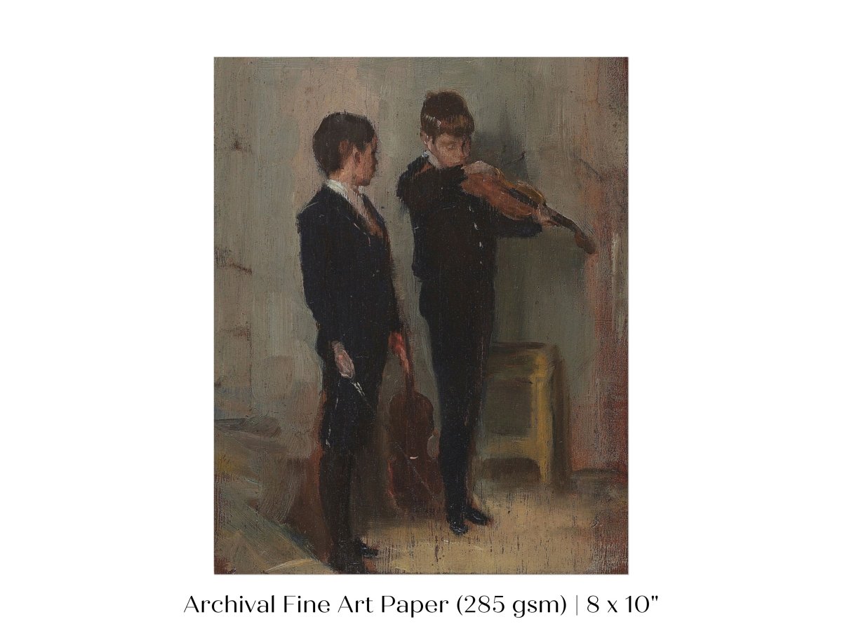 Violin Lesson | P420 - Single Art Prints - Piccolo Fiore Prints