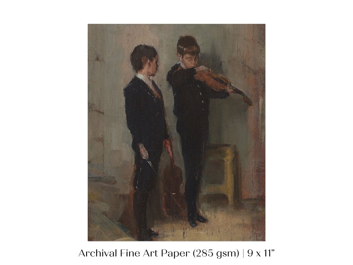 Violin Lesson | P420 - Single Art Prints - Piccolo Fiore Prints