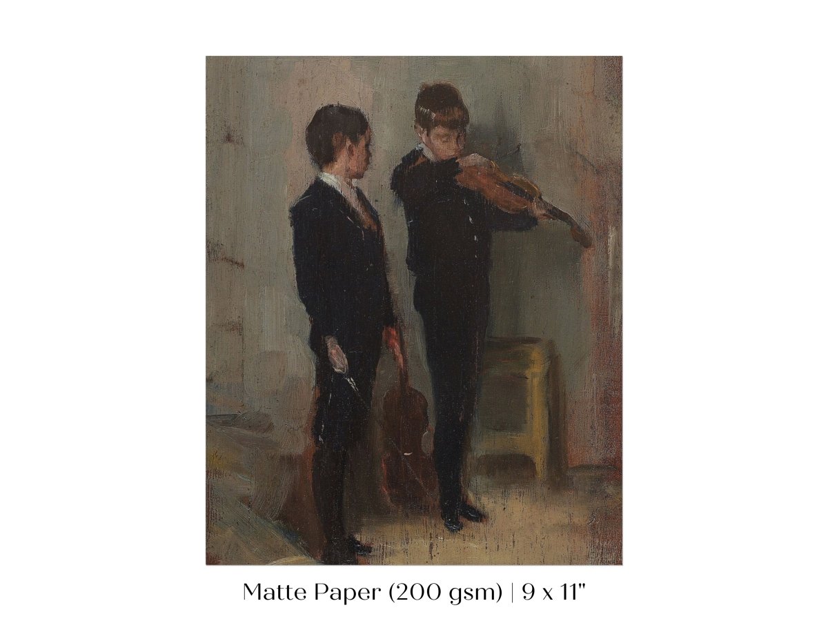 Violin Lesson | P420 - Single Art Prints - Piccolo Fiore Prints