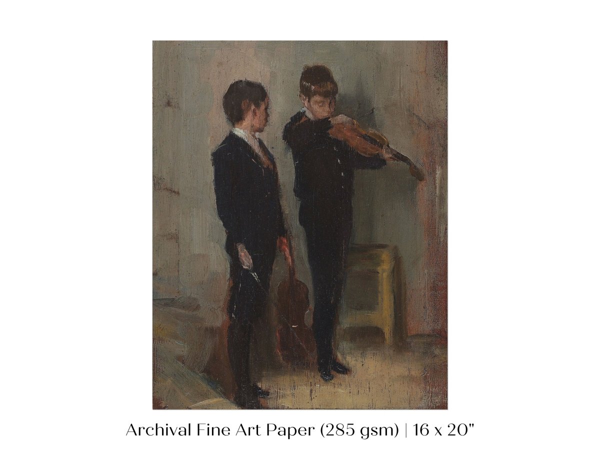Violin Lesson | P420 - Single Art Prints - Piccolo Fiore Prints