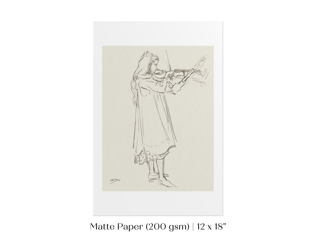 Violinist | P20 - Single Art Prints - Piccolo Fiore Prints