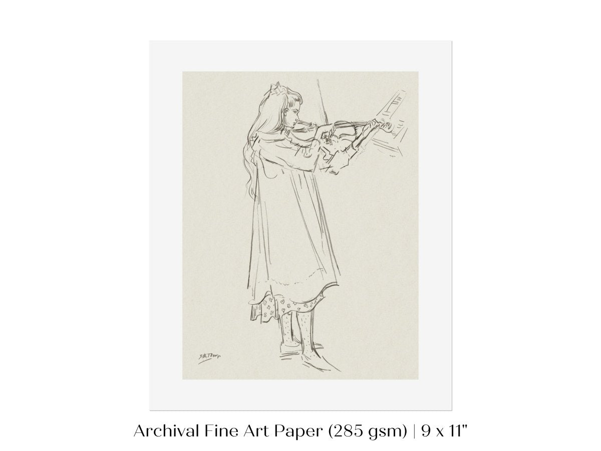 Violinist | P20 - Single Art Prints - Piccolo Fiore Prints