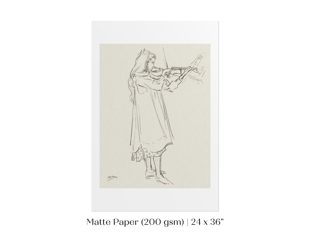 Violinist | P20 - Single Art Prints - Piccolo Fiore Prints
