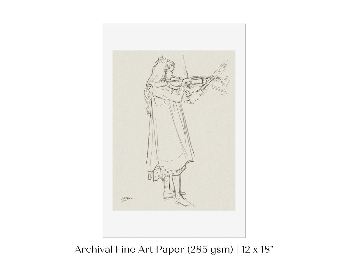 Violinist | P20 - Single Art Prints - Piccolo Fiore Prints