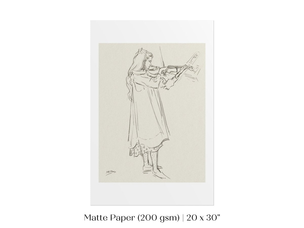 Violinist | P20 - Single Art Prints - Piccolo Fiore Prints