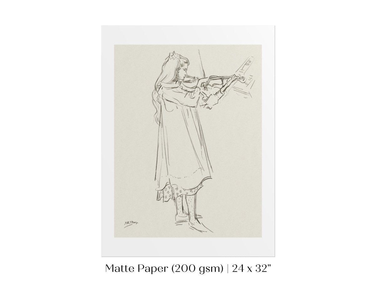 Violinist | P20 - Single Art Prints - Piccolo Fiore Prints