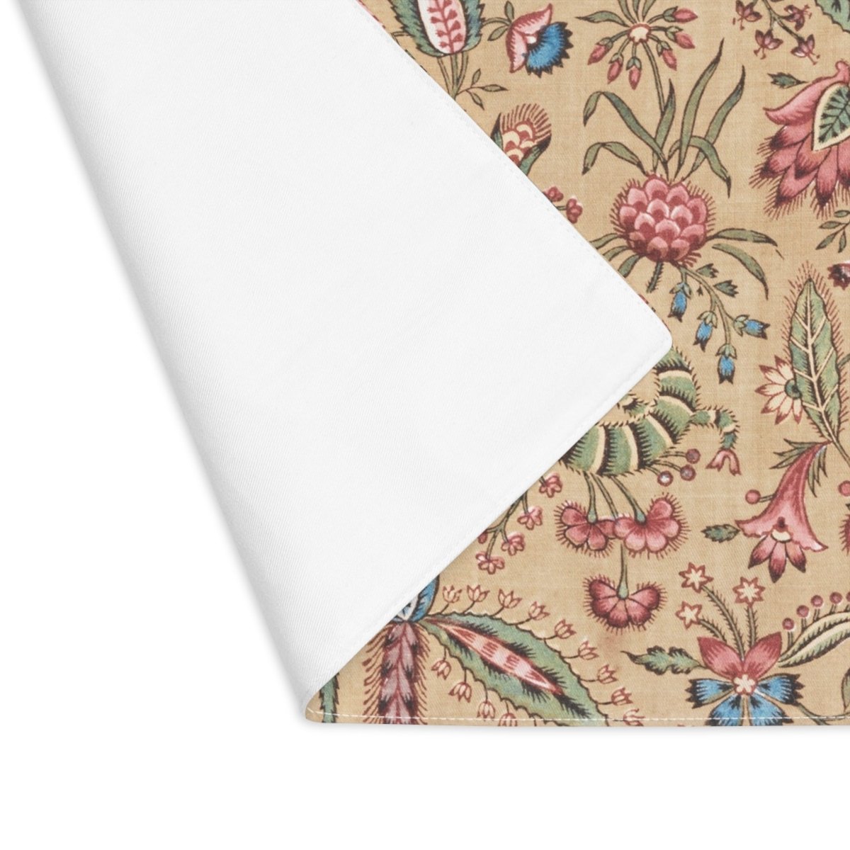 Whimsy in Country Beige | Placemat - Cotton Twill Placemat - Piccolo Fiore Prints