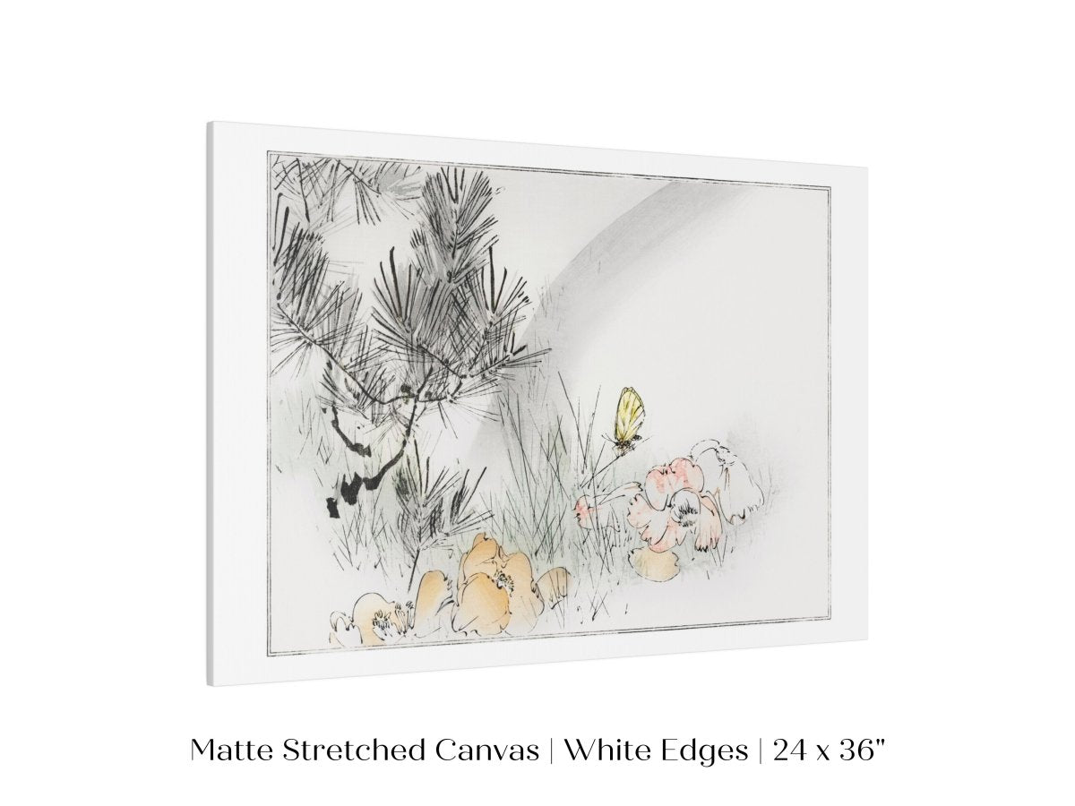 Wild Pine Tree | Vintage Japanese Art | P75 - Single Art Prints - Piccolo Fiore Prints