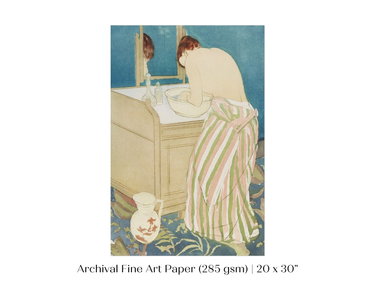 Woman Bathing | P134 - Single Art Prints - Piccolo Fiore Prints