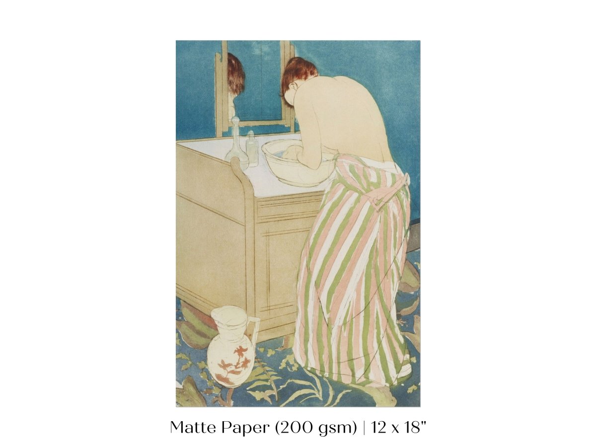Woman Bathing | P134 - Single Art Prints - Piccolo Fiore Prints