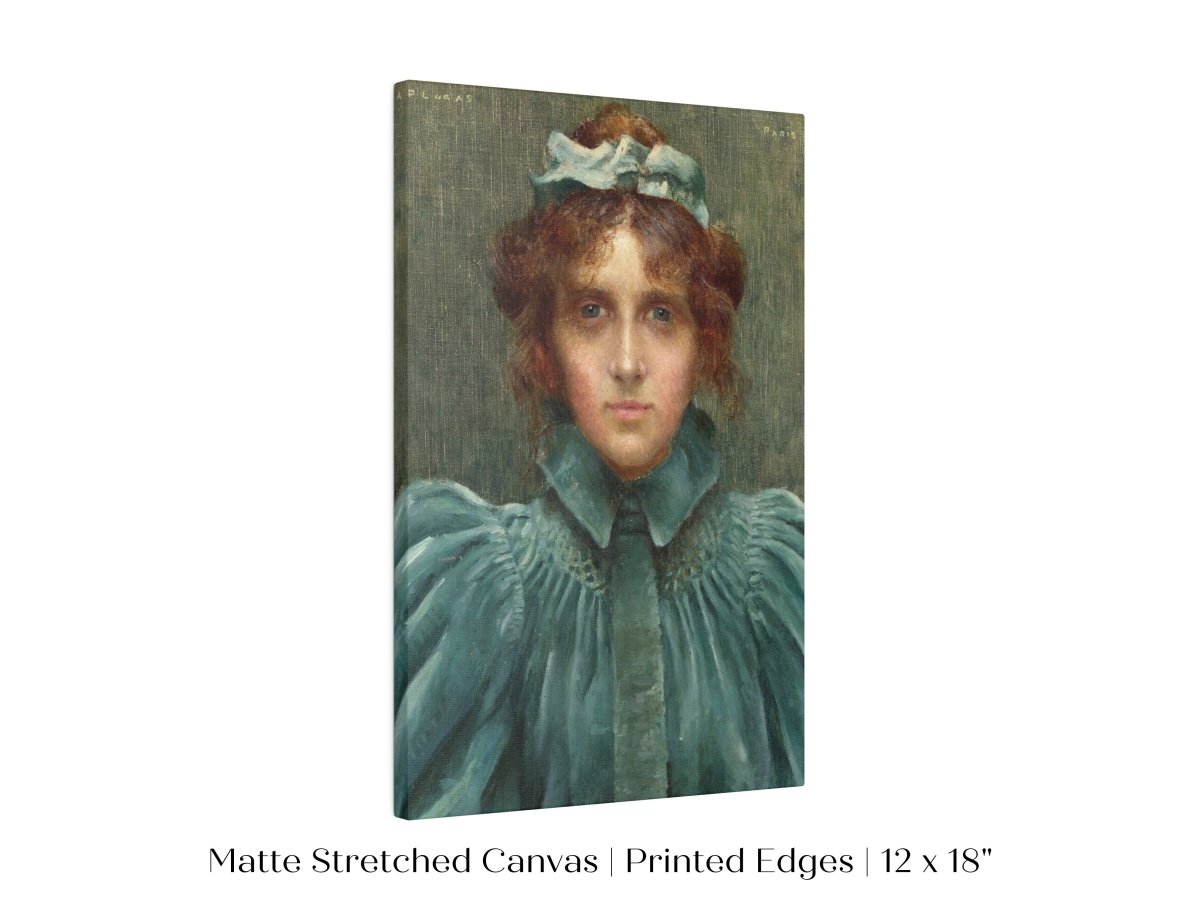 Woman in a Velvet Dress | P192 - Single Art Prints - Piccolo Fiore Prints