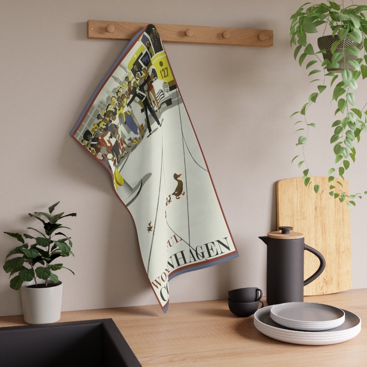 Wonderful Copenhagen | Tea Towel - Tea Towel - Piccolo Fiore Prints
