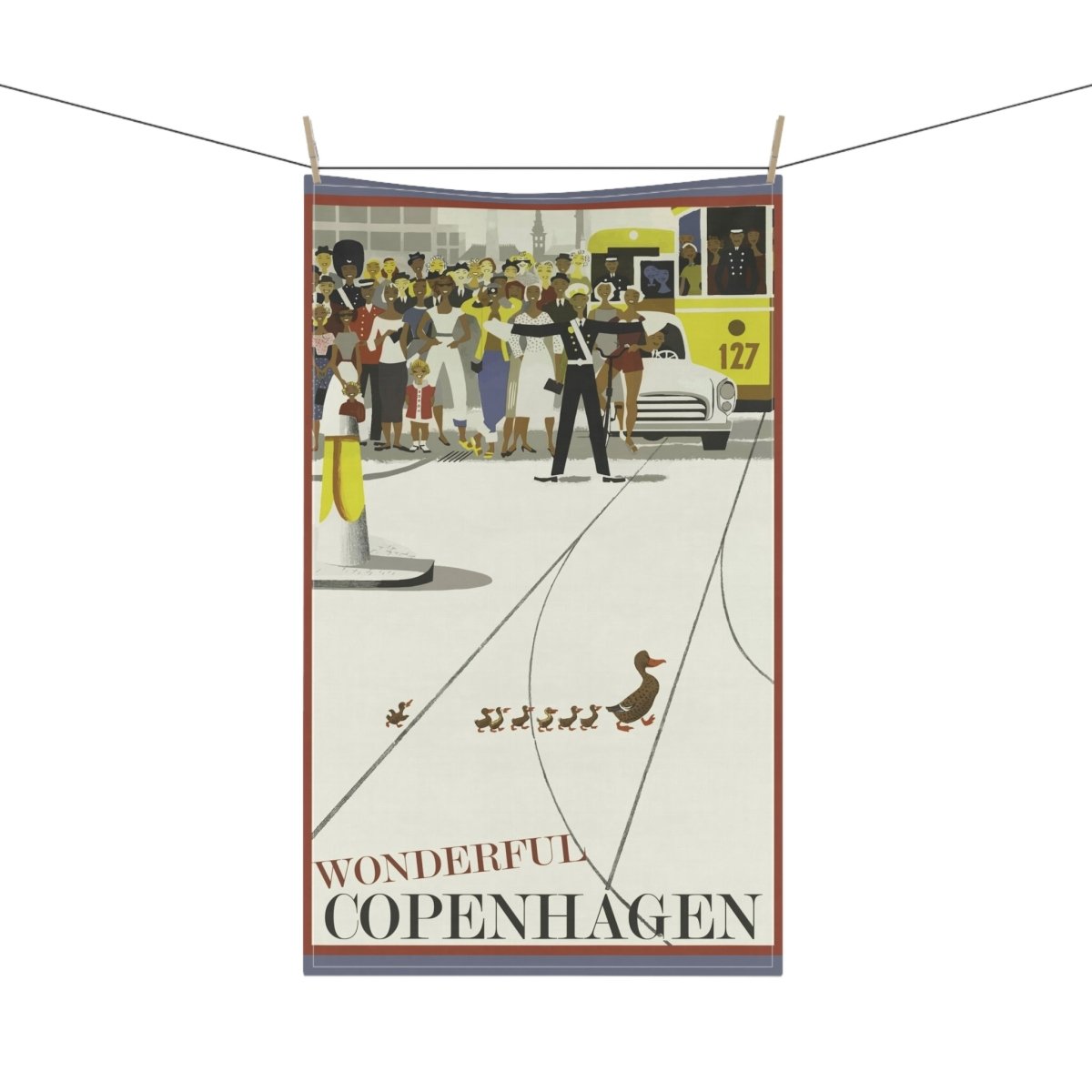 Wonderful Copenhagen | Tea Towel - Tea Towel - Piccolo Fiore Prints