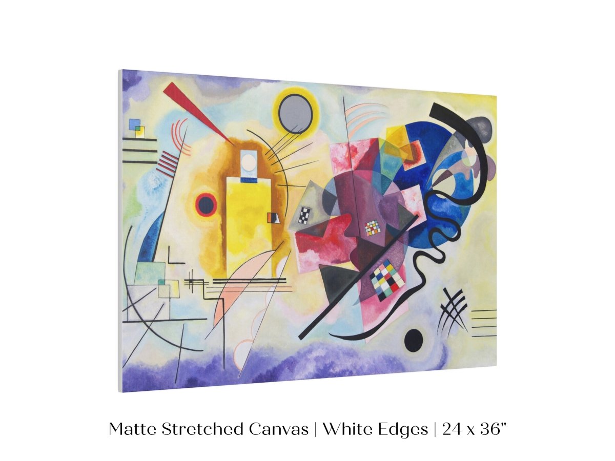 Yellow - Red - Blue | Wassily Kandinsky | P488 - Single Art Prints - Piccolo Fiore Prints