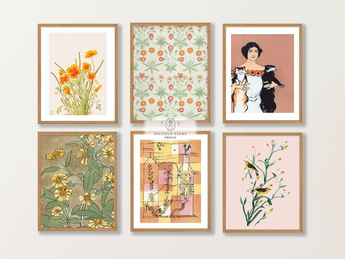30 Digital Art Prints | TAN Neutral Vintage Print BUNDLE | NB1 - Digital Art Bundle - Piccolo Fiore Prints
