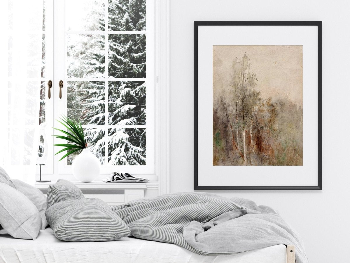 A Tree Study | P246 - Single Art Prints - Piccolo Fiore Prints