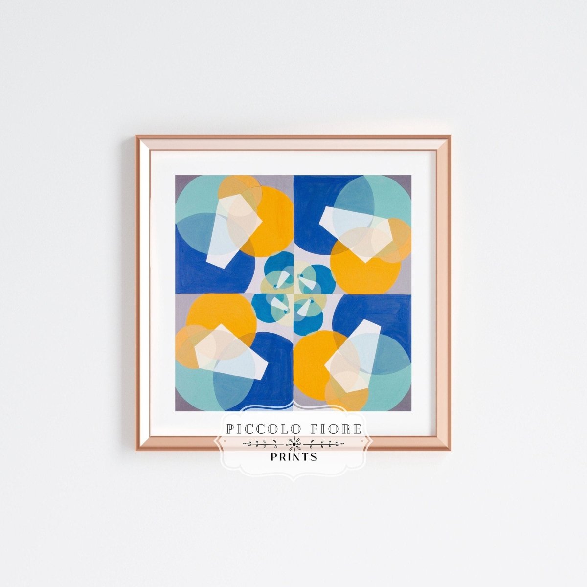 Abstract Squares | P354 - Single Square Art Prints - Piccolo Fiore Prints
