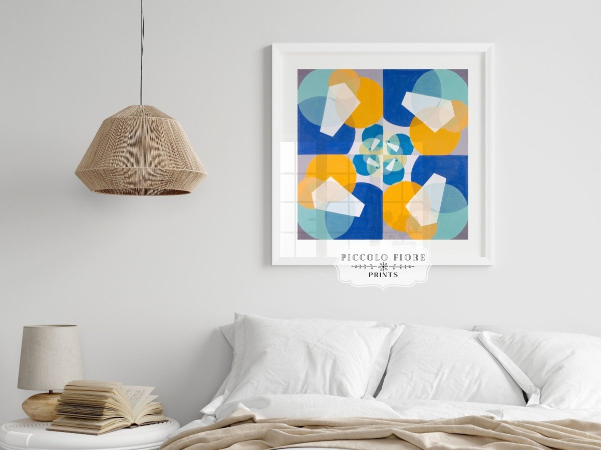 Abstract Squares | P354 - Single Square Art Prints - Piccolo Fiore Prints