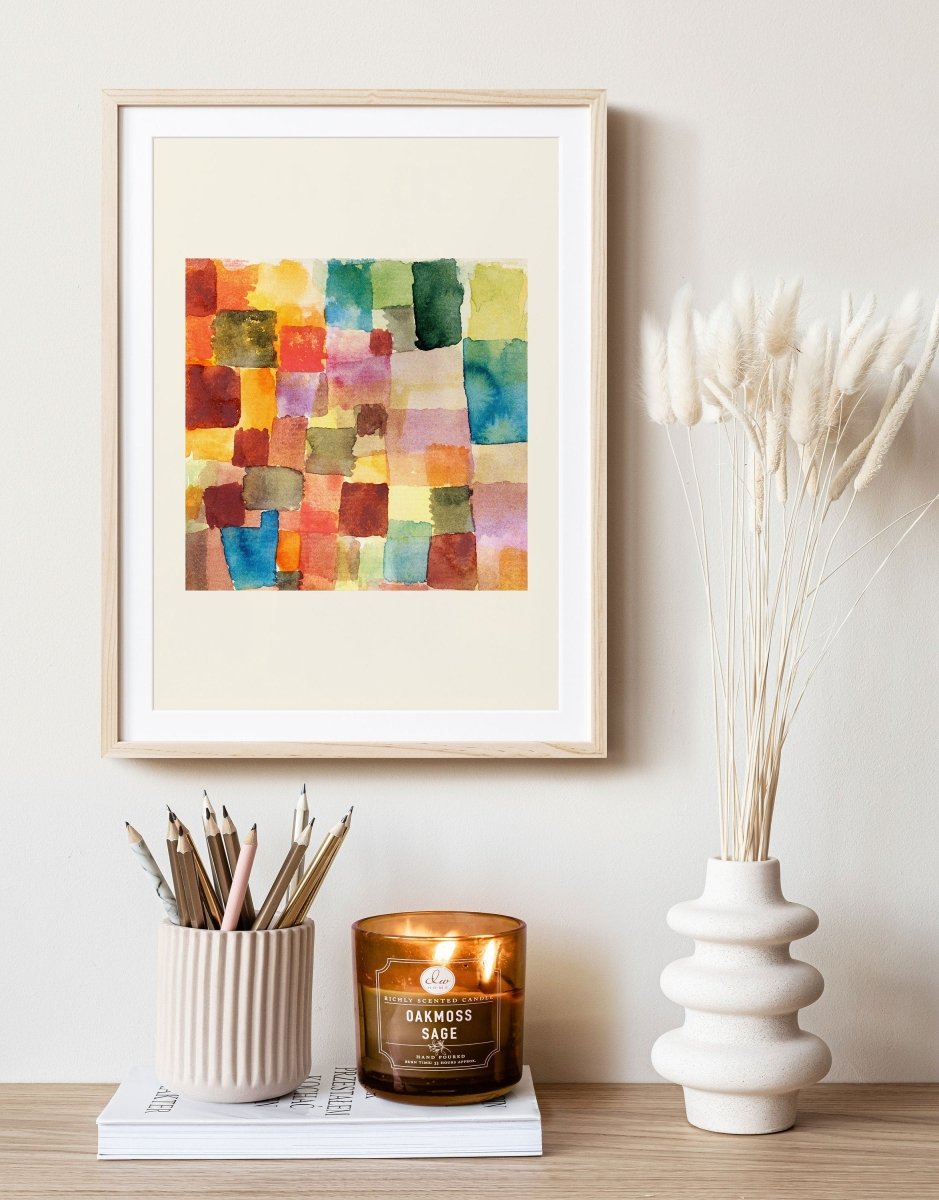 Abstract Watercolour Squares | Paul Klee | P31 - Single Art Prints - Piccolo Fiore Prints